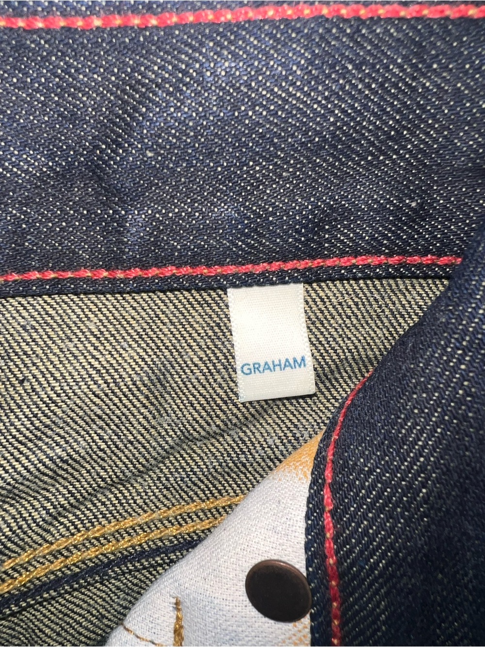 Men's Raleigh Denim Dark Indigo Graham Jeans - Picture 6 of 10